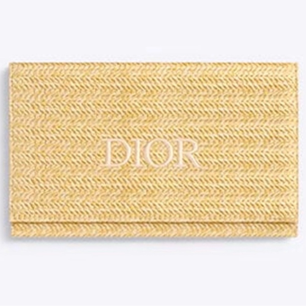 Dior Raffia Clutch